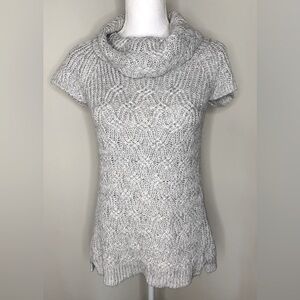 Worthington Women Gray Cowl Neck Knit Sweater Size Small